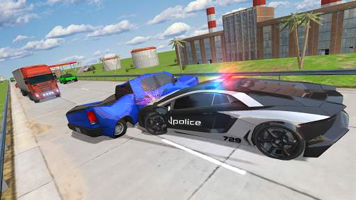 Police Car Traffic screenshot 1