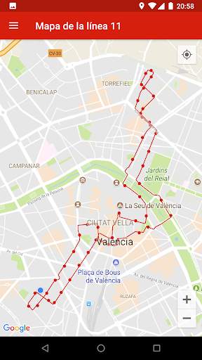 ValenBus: bus en Valencia screenshot 2