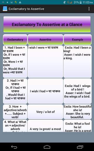 Transformation of Sentence screenshot 6