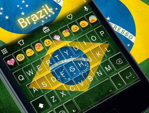 Brazil Keyboard Emoji Keyboard स्क्रीनशॉट 5