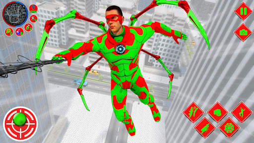 Flying Superhero Spider Games screenshot 3