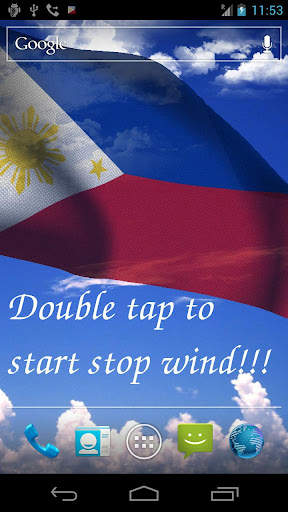 Philippines Flag 1 تصوير الشاشة