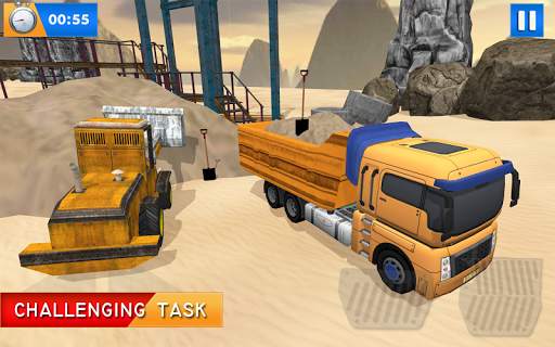 Construction Truck Driving Simulator 3D screenshot 4
