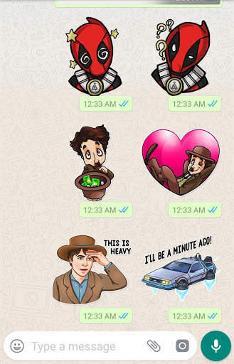 Movies Stickers for Whatsap WAStickerApp screenshot 1