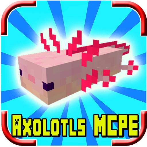 ikon Axolotls Mod for Minecraft PE