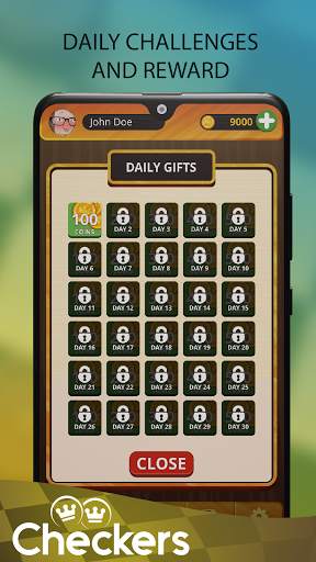 Checkers 3D Game - Checkers online screenshot 3