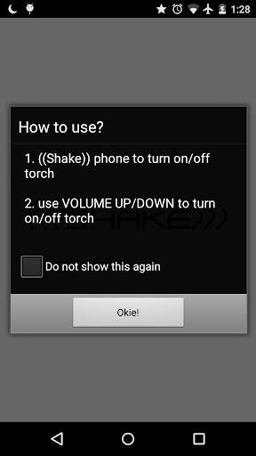Shake Torch - Flashlight screenshot 3