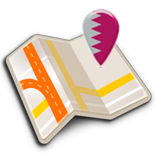 Map of Qatar offline icon