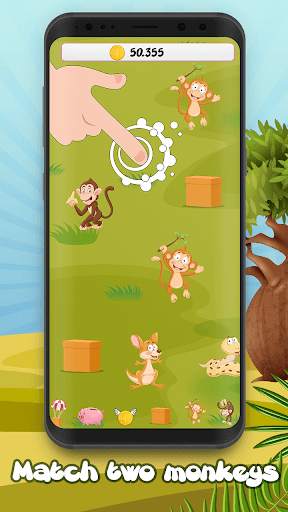 Monkey Clicker Evolution and Merge Game screenshot 1