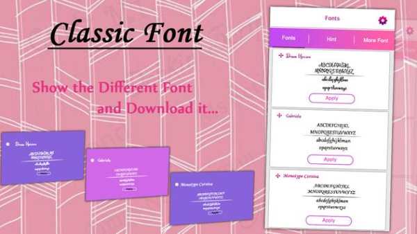Classic Free Font Style скриншот 4