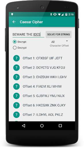 Cipher Solver 2 تصوير الشاشة