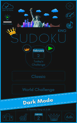 Sudoku King™ - Daily Puzzle 7 تصوير الشاشة