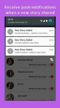 Story Notifier & Story Saver for Instagram Stories screenshot 1