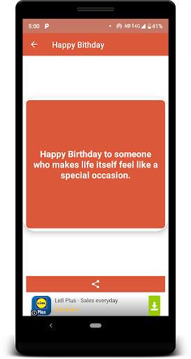 Happy Birthday Wishes And SMS screenshot 5