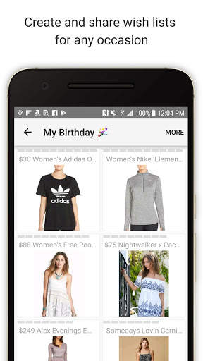 WishMindr Wish Lists & Gift Registry screenshot 4