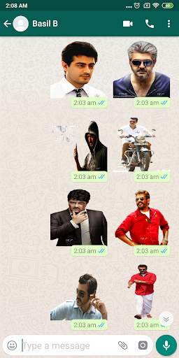 Ajith - Stickers for Whatsapp screenshot 2