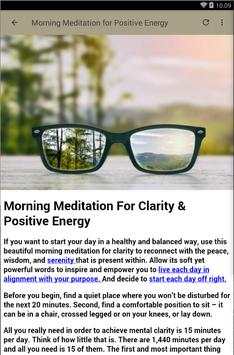 MORNING MEDITATION screenshot 5