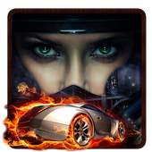 Racing Car On Fire 1.7