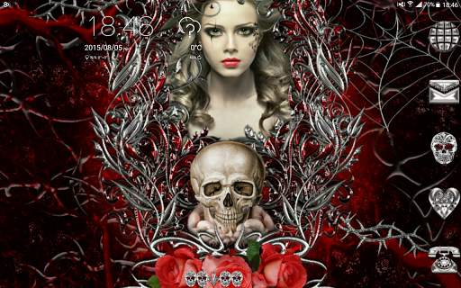 Gothic Imagination Go Launcher theme screenshot 9