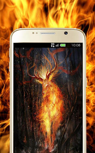 Fire Animal Wallpaper screenshot 1