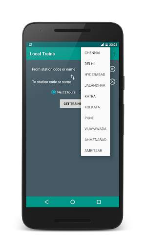 Local Train Time Table screenshot 2