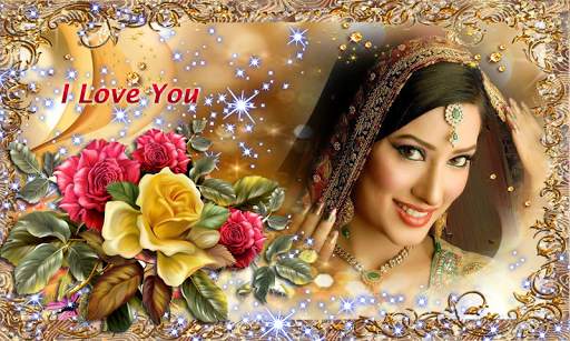 Lovely flower photo frame screenshot 1