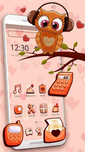Cocoa Chocolate Owl Theme screenshot 1