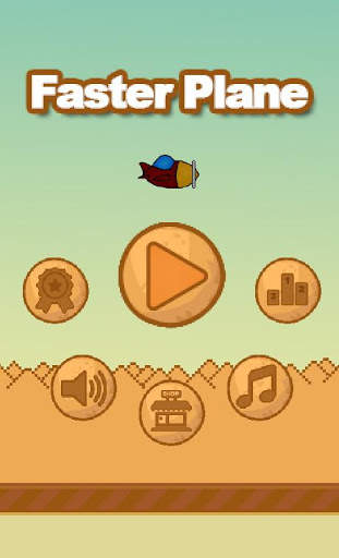 Airplane simulator 2D screenshot 1