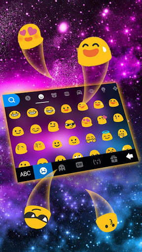Fantasy Galaxy कीबोर्ड थीम स्क्रीनशॉट 3