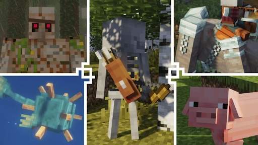 Mobs Animations Mod Minecraft स्क्रीनशॉट 4