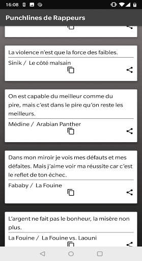 Punchlines de Rappeurs screenshot 2