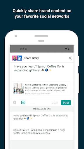 Advocacy by Sprout Social screenshot 1