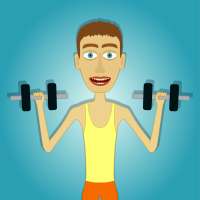 Muscle clicker: Gym game logo