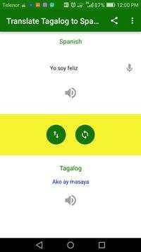 Translate Tagalog to Spanish screenshot 4