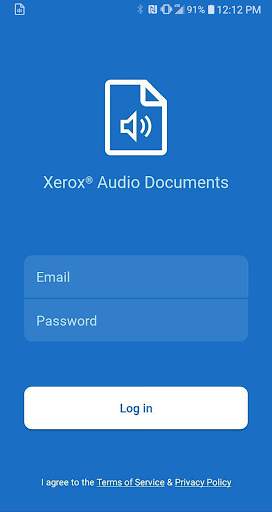 Xerox® Audio Documents 1 تصوير الشاشة