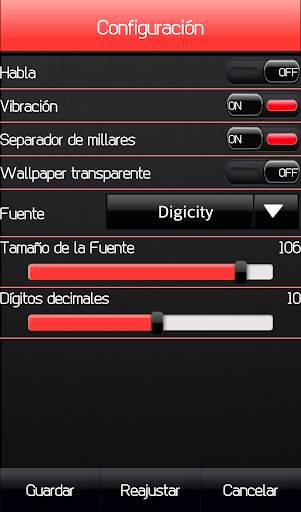 THEME FOR SCALC GLOSSY RED screenshot 5
