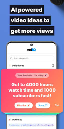 vidIQ for YouTube screenshot 2