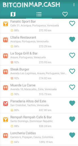 Local Bitcoin Map (bmap.cash) स्क्रीनशॉट 7