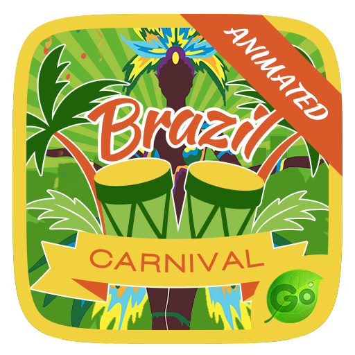 Brazil Carnival GO Keyboard Animated Theme icon