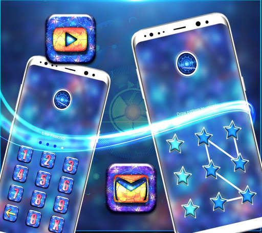 Fractal Glow Launcher Theme screenshot 3