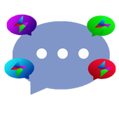 Fast Messenger -Free Text and Video Chat  Multi icon