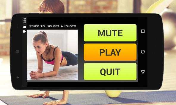 Hot Yoga Pants Sexy Girls Puzzle Sliding screenshot 1