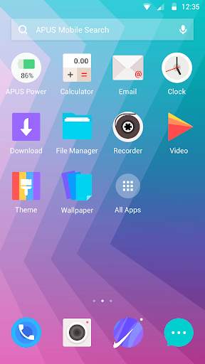 N2OS - APUS Launcher theme screenshot 2
