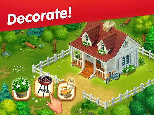 Greenvale: Match Three Puzzles & Farming Game! screenshot 9