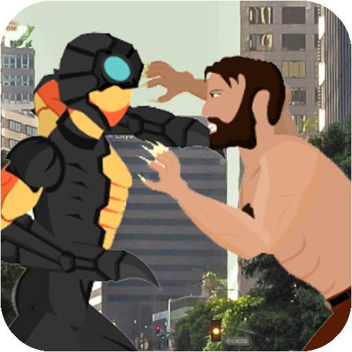 Spider Cyborg vs X-Wolf Street Fight 0.7