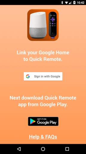 Quick Remote for Google Home/A screenshot 3