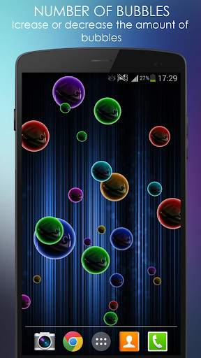 Neon Bubble Live Wallpaper screenshot 4