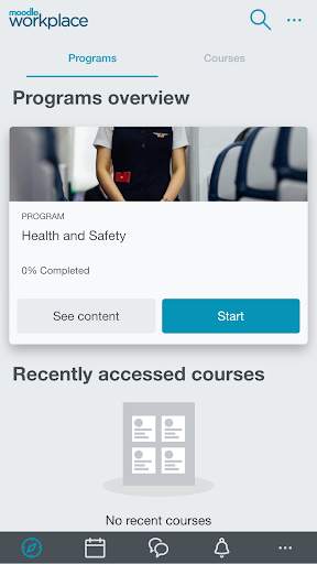 Moodle Workplace screenshot 2
