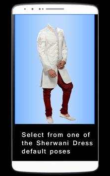 Men Sherwani Dress Foto Editor screenshot 1