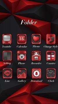 Red Man  Go Launcher Theme screenshot 3